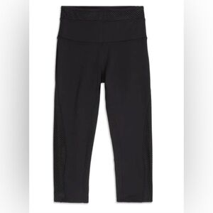 Lululemon Keep Score Crop Leggings Black Capri Pants